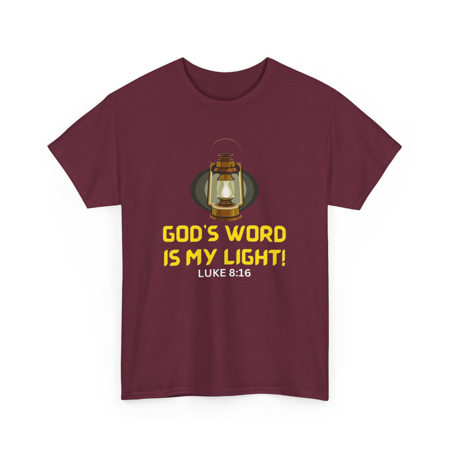 God's Word is My Light T-Shirt (Luke 8:16)