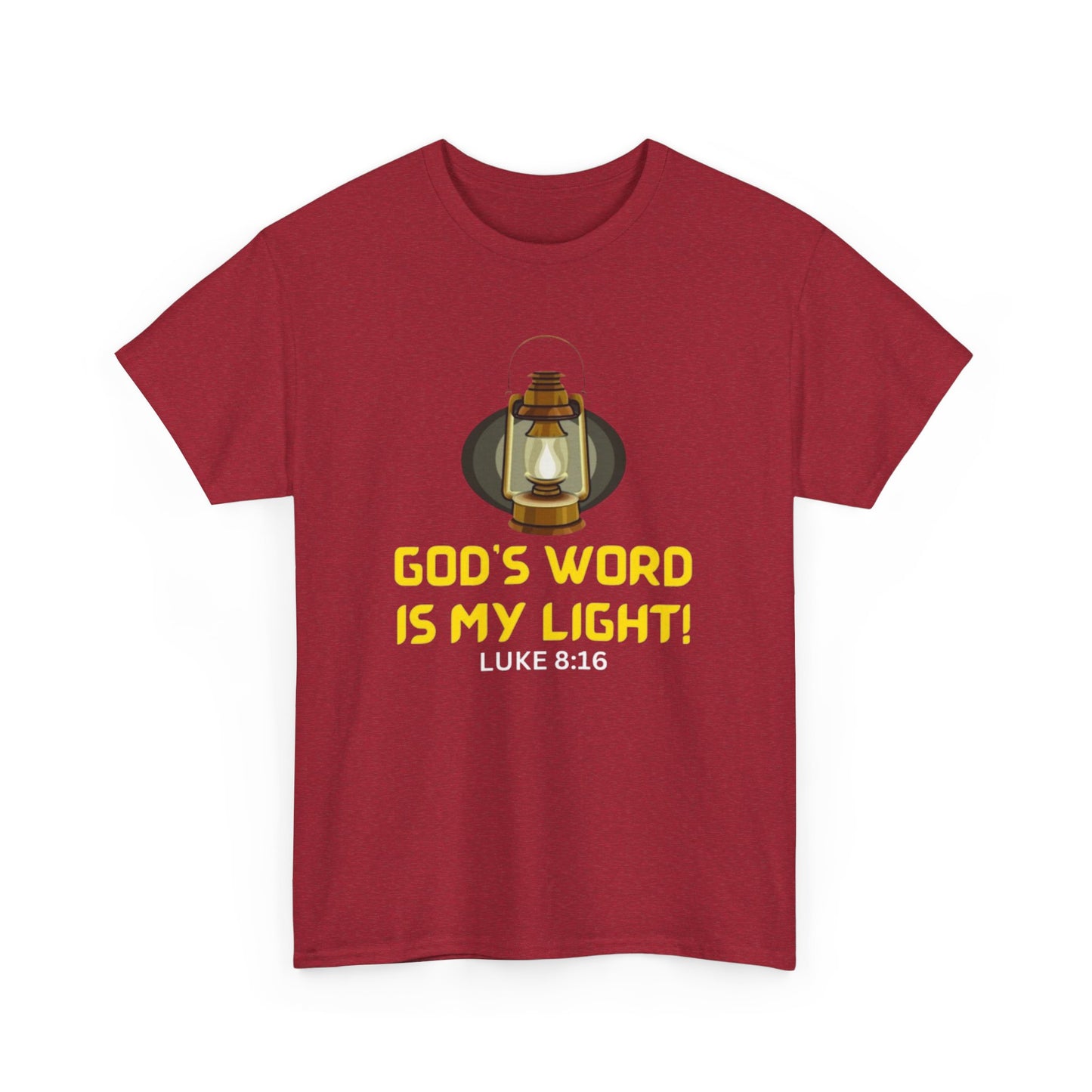 God's Word is My Light T-Shirt (Luke 8:16)