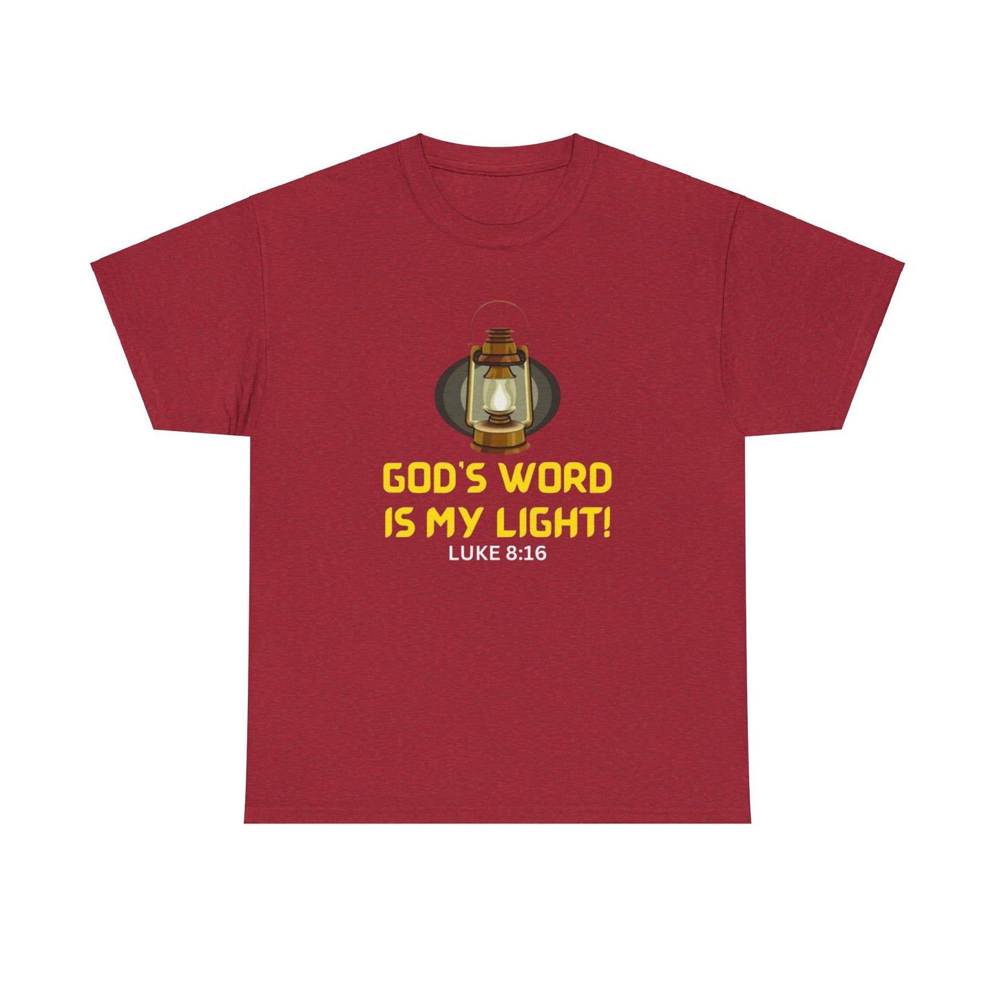 God's Word is My Light T-Shirt (Luke 8:16)